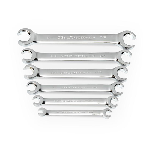 81907 Gearwrench 6Pc Sae Flare Nut Wrench Set