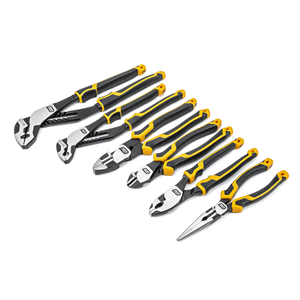 82204C-06 Gearwrench 6Pc Mixed Dual Material Plier Set