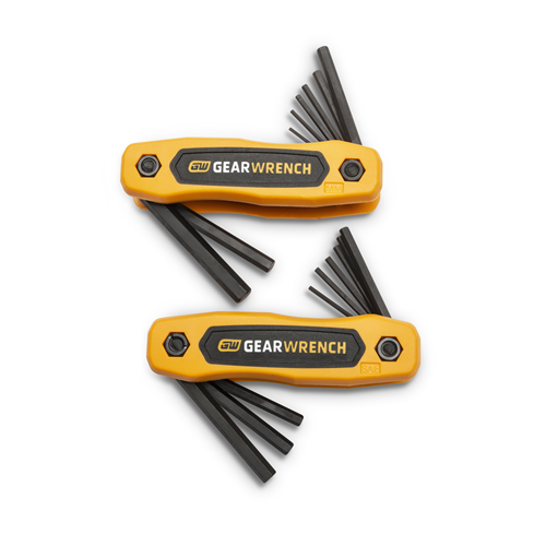 83510 Gearwrench 17Pc Sae/Metric Folding Hex Key Set