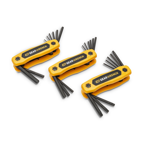 83512 Gearwrench 25Pc Sae/Metric Torx Folding Hex Key Set
