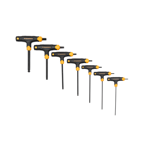 83516 Gearwrench 7Pc Metric T-Handle Ball End Hex Key Set