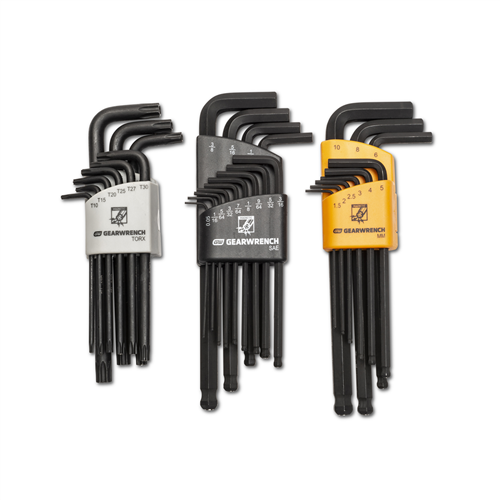 83527 Gearwrench 31Pc Sae/Met/Tor Mag End Hex Key Set