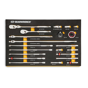 86521 Gearwrench 21 Pc. 3/8" 90-Tooth Ratchet & Drive Tool Set