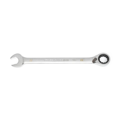 22mm 90-Tooth 12 Point Reversible Ratcheting Wrench