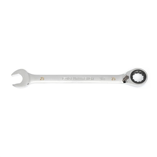 25mm 90-Tooth 12 Point Reversible Ratcheting Wrench