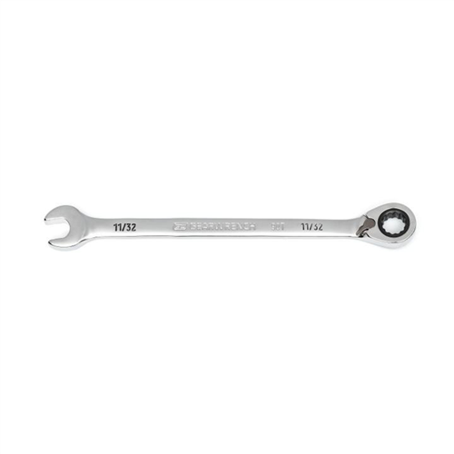 11/32" 90-Tooth 12 Point Reversible Ratcheting Wrench