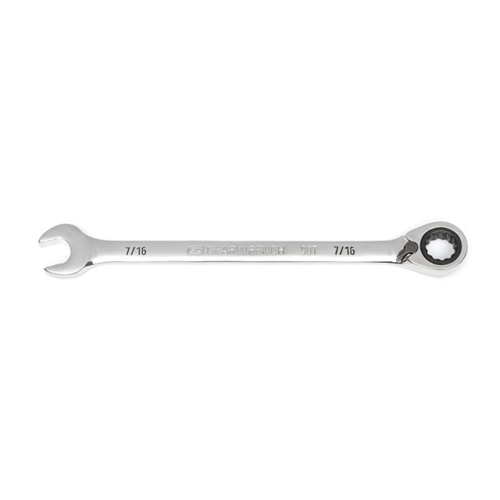 7/16" 90-Tooth 12 Point Reversible Ratcheting Wrench