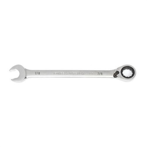 7/8" 90-Tooth 12 Point Reversible Ratcheting Wrench