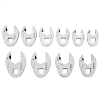 89119 Gearwrench 10-Pc Ratcheting Crowfoot Mm Set