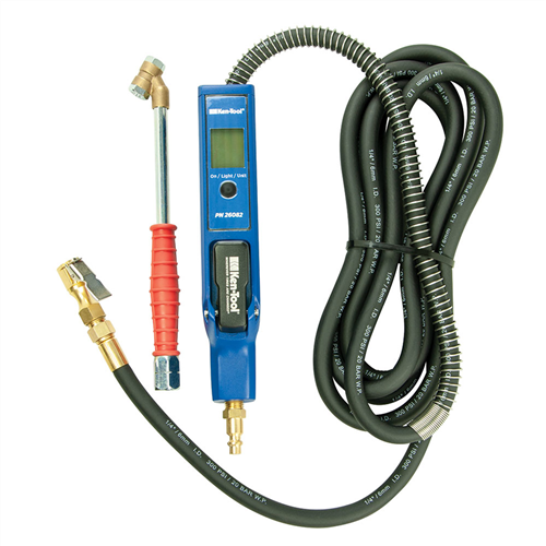 26082 Ken-Tool Premium Digital Tire Inflator 12 Ft Spring Protected Hose
