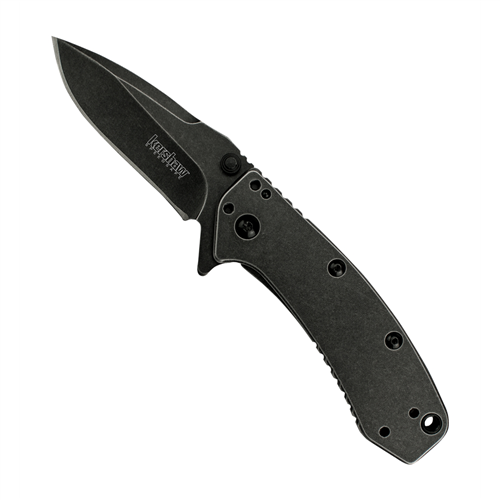 1555BW Kershaw Cryo Blackwash Folding Knife