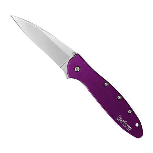 1660PUR Kershaw Purple Leek Folding Knife