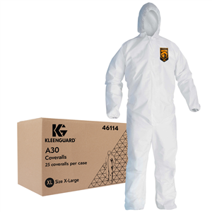 46114 Kimberly-Clark Hooded Coverall  Xl