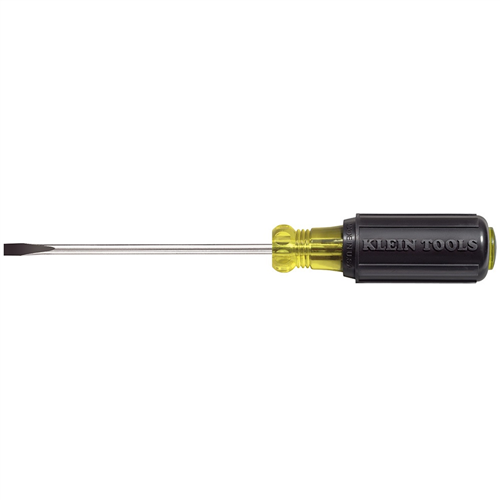 601-4 Klein Tools Screwdriver Cushn-Grip Cabinet Tip 3/16"X4"