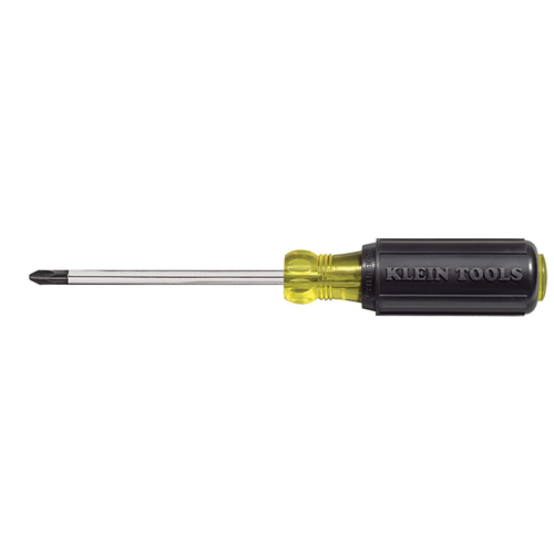 603-4 Klein Tools Screwdriver Cushion-Grip Round-Shank Phillips #2 4"X8-5/16"