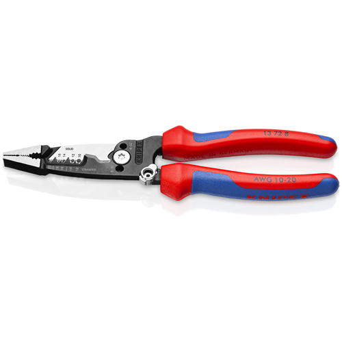13 72 8 Knipex Forged Wire Strippers - Multi-Component Handle