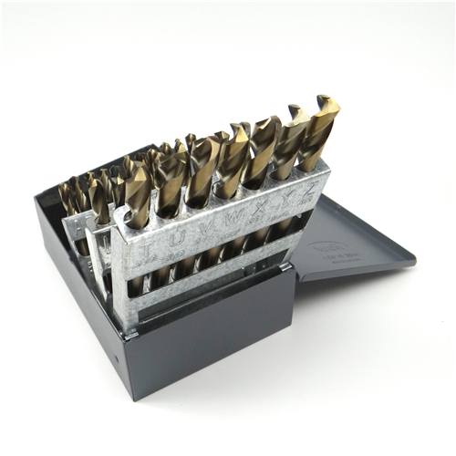 26KK7 Knkut Knkut 26 Piece Short Stubby Length Drill Bit Set Letters A-Z