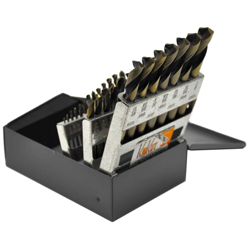 29KK7 Knkut Knkut 29 Piece Short Stubby Length Drill Bit Set 1/16"-1/2" By 64Ths