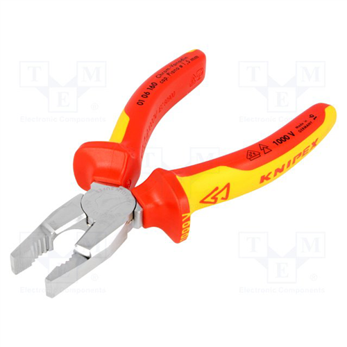 01 06 160 Knipex Combo. Pliers-1,000V Insltd