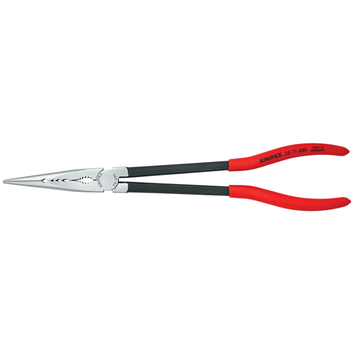 28 71 280 Knipex 11 Inch Extra Long Needle Nose Pliers- Straight