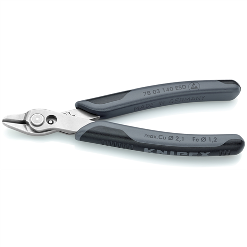 78 03 140 ESD Knipex 5 1/2In Electronics Super Knips Xl-Esd-Comfort