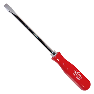 KTI-19806 K Tool International 6 In. Slotted Screwdriver With Red Square Handle (