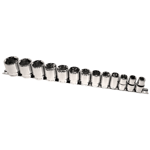 KTI-23110 K Tool International 13-Piece 1/2 " Dr 6-Pt Sae Shal