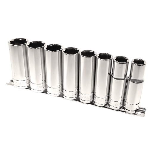 KTI-23200 K Tool International 8-Piece 1/2 " Dr 6-Pt Sae Deep