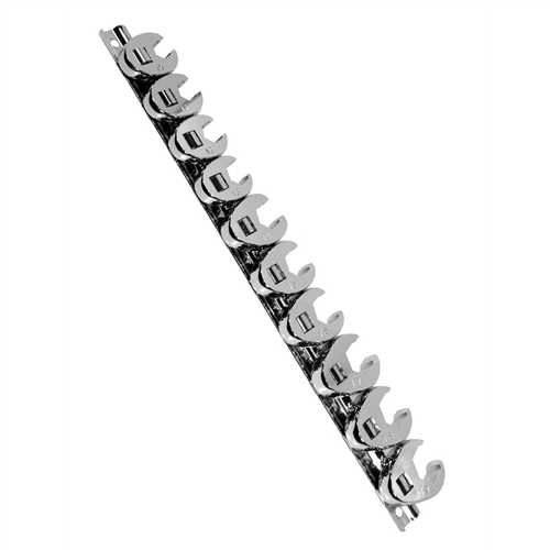 KTI-27300 K Tool International Crowfoot Flare Nut Set Metric 10 Pc 3/8In. Drive