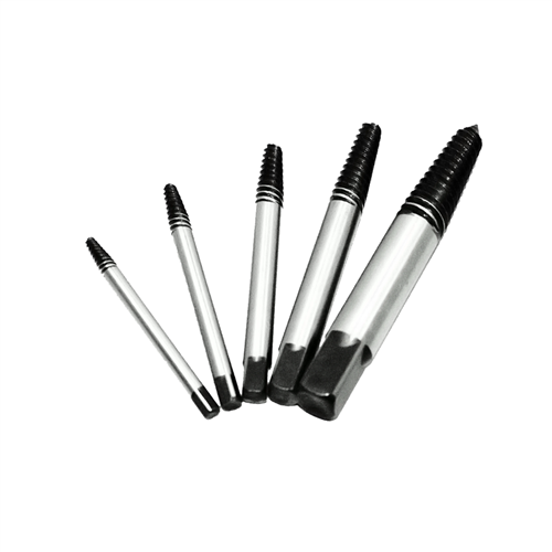 KTI-70040 K Tool International Screw Extractor Set 5 Pc Spiral