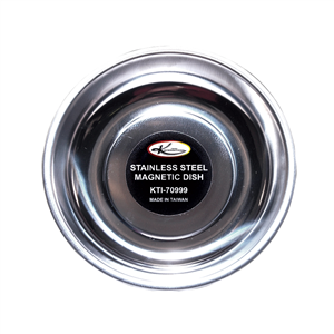 KTI-70999 K Tool International 5-3/4" Stainless Steel Magnetic Dish, Parts Tray