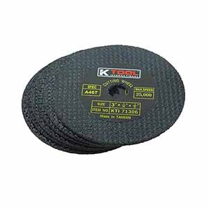 KTI-71306 K Tool International 6Pk Cut-Off Wheel 3In. X 1/16In. 6/Pk