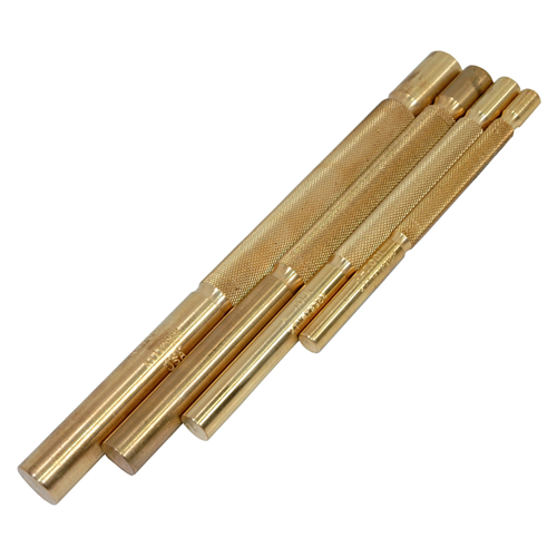 KIT BUILD K Tool International 4 Piece Brass Punch Set In Vinyl Pouch