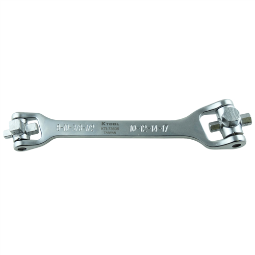 JW0709 K Tool International 8 In 1 Drain Plug Key Wrench