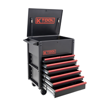 Premium 7 Drawer 750 lb. Service Cart (Matte Black)