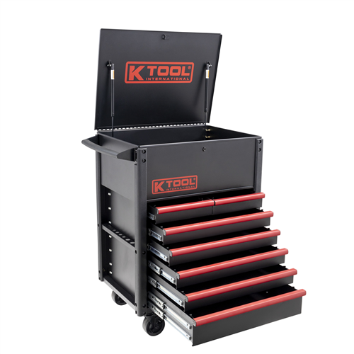 Premium 7 Drawer 750 lb. Service Cart (Matte Black)