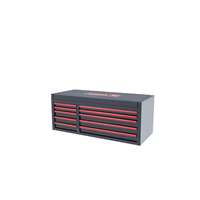 55" Premium 10 Drawer Double Bay 500 lb. Tool Box (Matte Black)