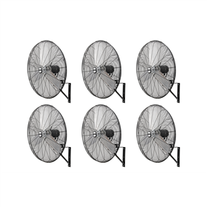 KTI77732-PL6 K Tool International 30" Oscillating Wall Mount Industrial Fan (Pallet Of 6)