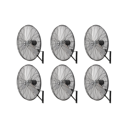 KTI77732-PL6 K Tool International 30" Oscillating Wall Mount Industrial Fan (Pallet Of 6)