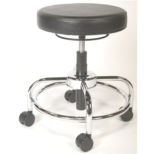 1010355 Shopsol Service Stool With Vinyl Seat, 300 Lb Capacity