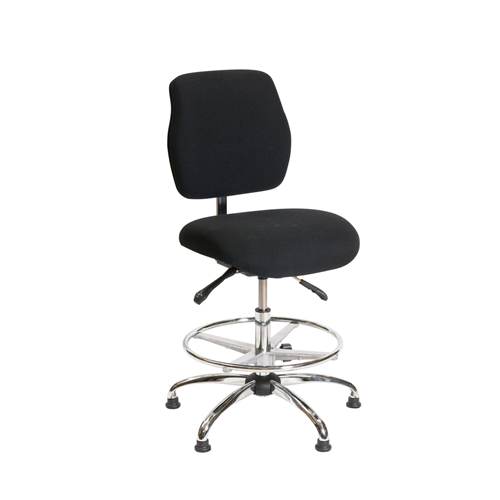 1010430 Shopsol Esd Chair - High Height -Deluxe Black
