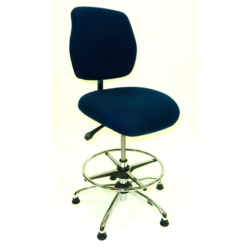1010432 Shopsol Esd Chair - Medium Height -  Deluxe Blue