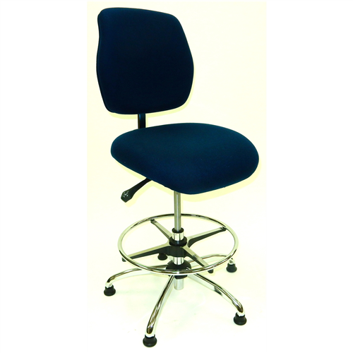 1010443 Shopsol Esd Chair - High Height -Deluxe Blue