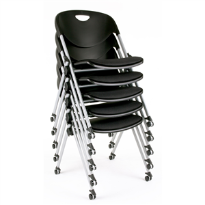 1010471 Shopsol Stack, Nest, Gang Folding Chair - Plastic Seat