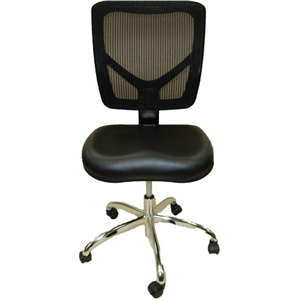 1010530 Shopsol Dental Lab Chair, Mesh Back Black Seat