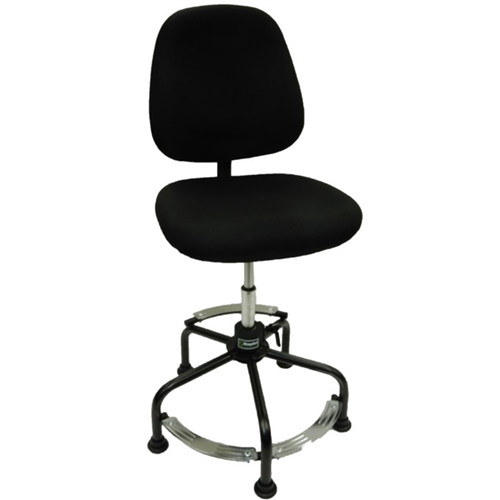 1010572 Shopsol Workbench Big & Tall Chair Ind. Fabric 400Lbs Cap