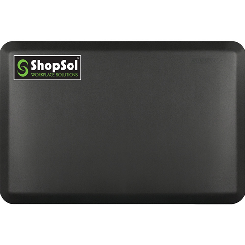 1010643 Shopsol Anti-Fatigue Mat Supreme 3' X 2' Black 32Ssfblk