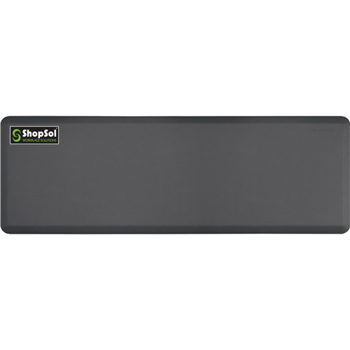 1010648 Shopsol Anti-Fatigue Mat Supreme 6' X 2' Gray 62Ssgry