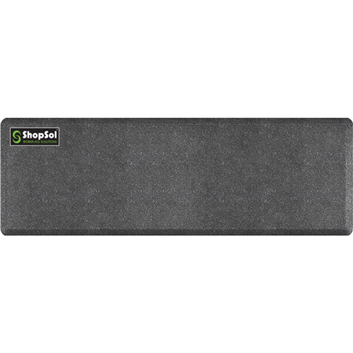 1010650 Shopsol Anti-Fatigue Mat Supreme 6' X 2' Mosaic Steel 62S