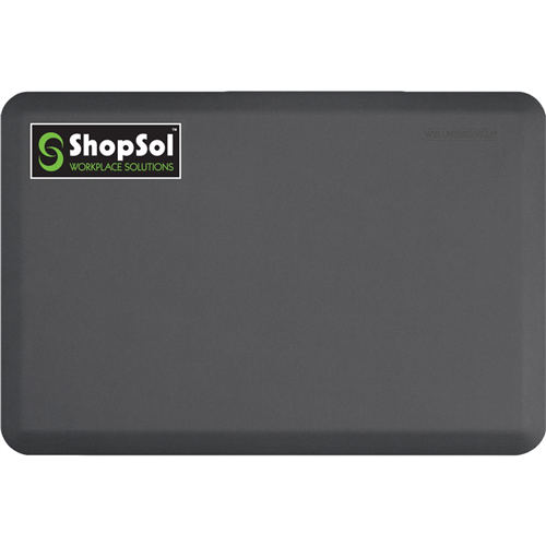 1010668 Shopsol Anti-Fatigue Mat Supreme Dual 3' X 2' Gray 32Ssgr